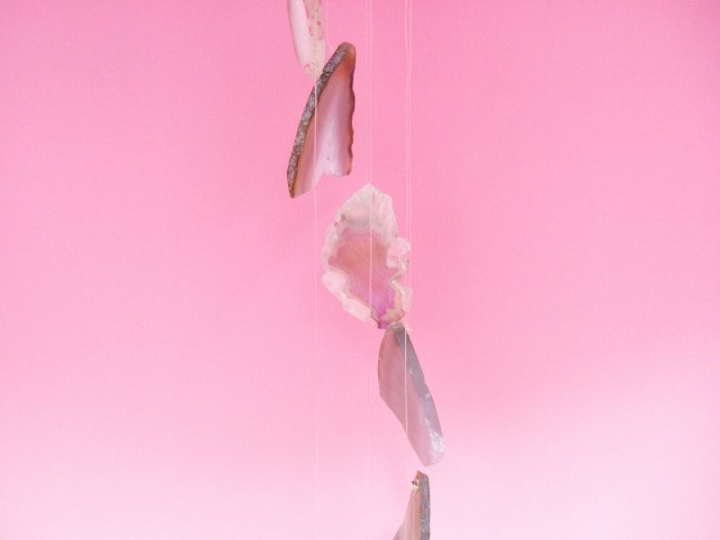 画像2: ブラジル産幸福を呼ぶ瑪瑙風鈴