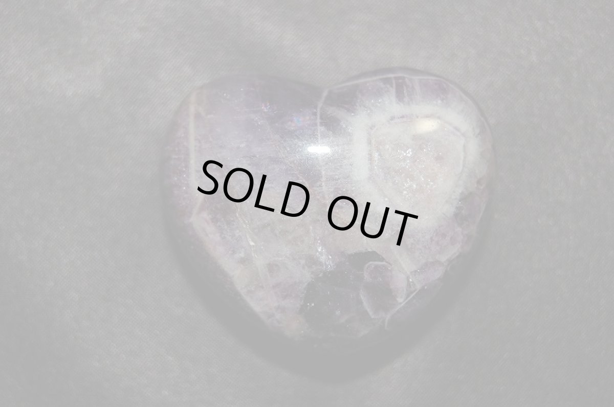 画像2: アメジスト（紫水晶）ハート (2)