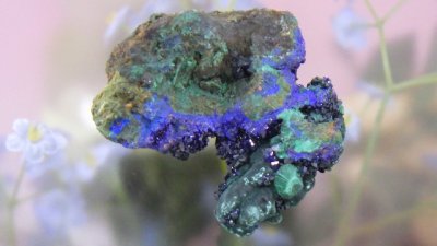 画像1: アズライト（藍銅鉱）AAA 結晶 アズロマラカイト
