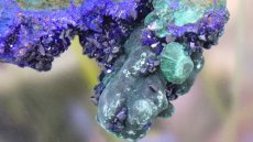 画像2: アズライト（藍銅鉱）AAA 結晶 アズロマラカイト (2)