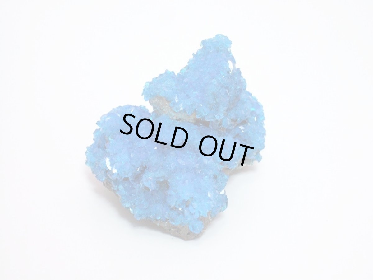 画像2: カルカンサイトクラスター 青 人工結晶 (2)