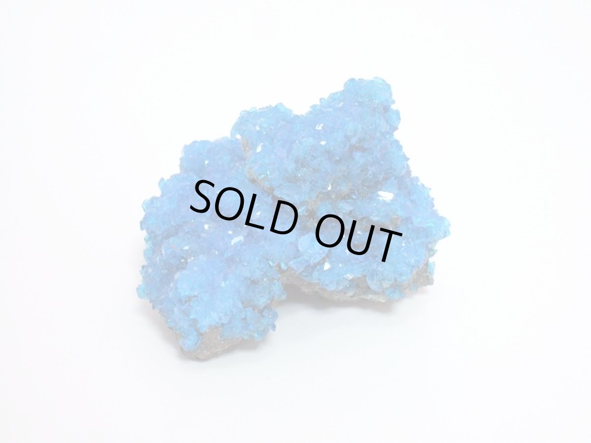 画像3: カルカンサイトクラスター 青 人工結晶 (3)