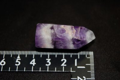 画像2: シェブロンアメジストポイント（紫水晶） 22g