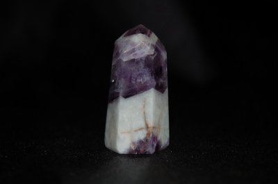 画像1: シェブロンアメジストポイント（紫水晶） 19g