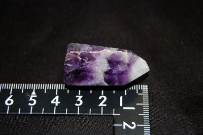画像2: シェブロンアメジストポイント（紫水晶） 21g