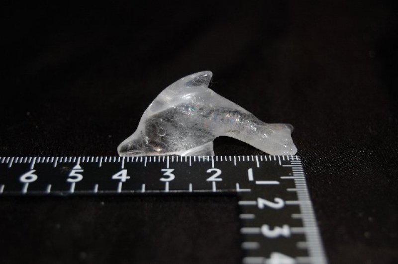 画像1: クリスタルクォーツ（水晶）イルカ