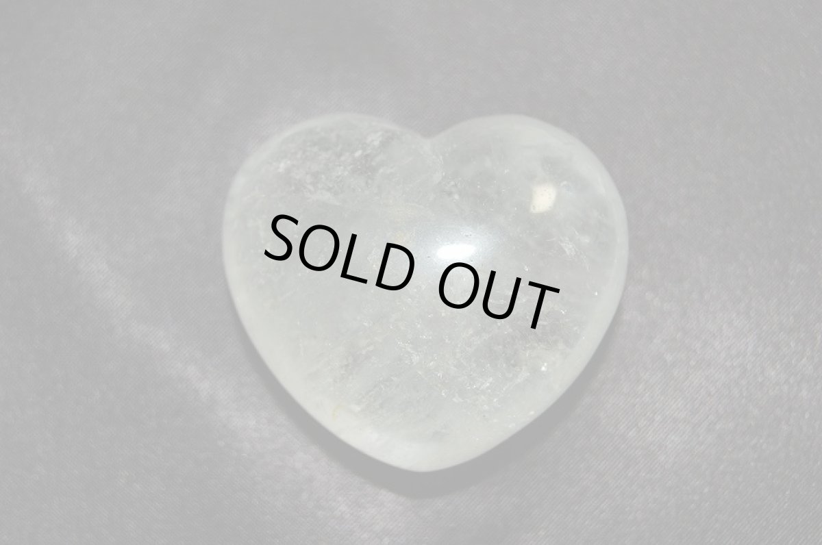 画像2: クリスタルクォーツ（水晶）ハート (2)