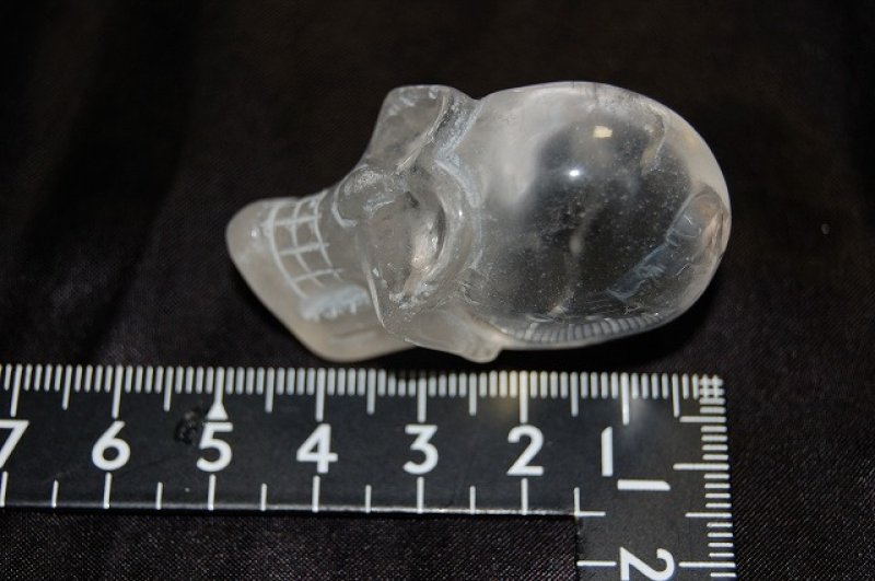 画像3: クリスタルクォーツ髑髏(水晶)ドクロ