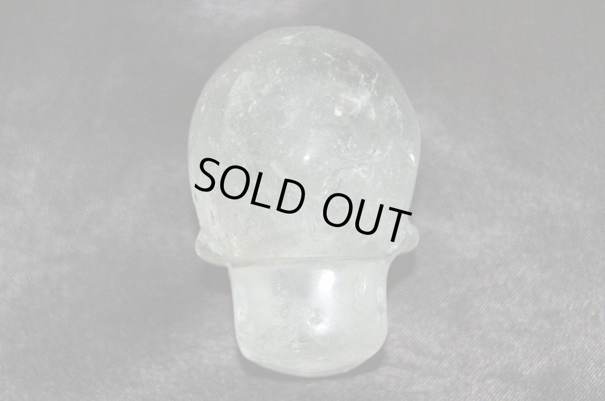 画像3: クリスタルクォーツ髑髏（水晶）ドクロ (3)