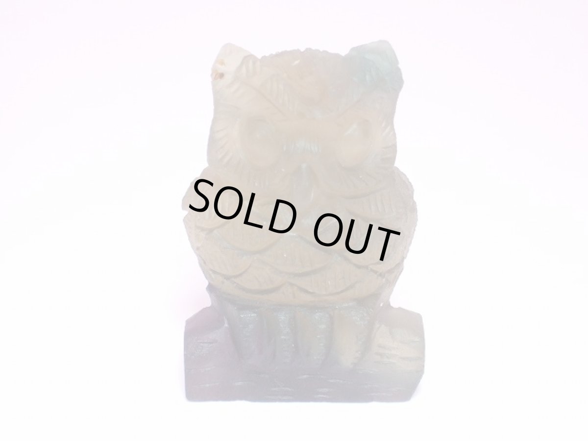 画像2: フローライト(蛍石)フクロウ (2)