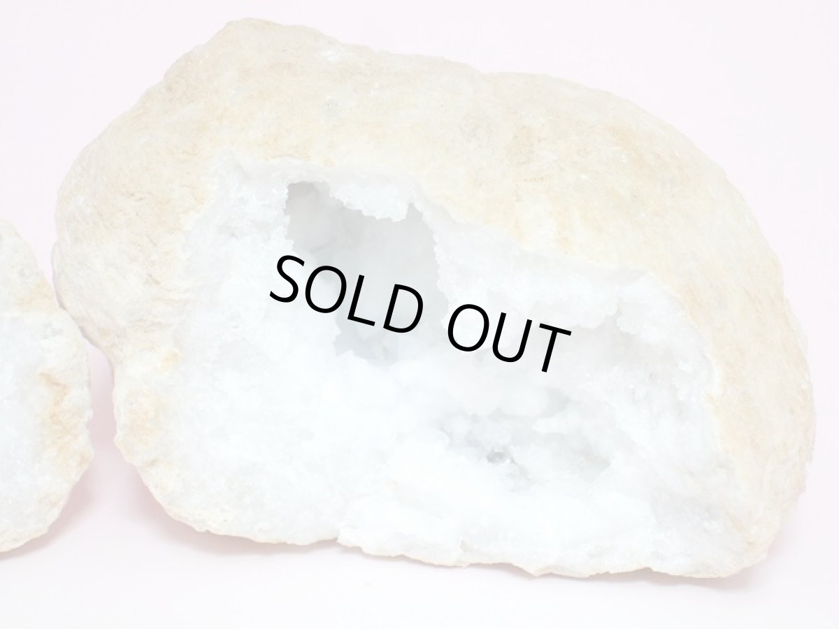 画像2: 水晶（ジオード）ペア 427g (2)