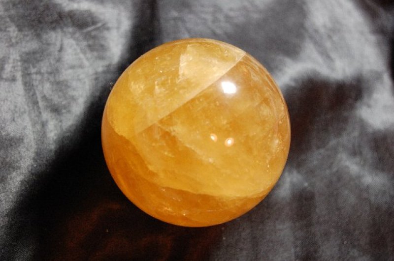 画像2: ゴールデンカルサイト 丸玉 576g