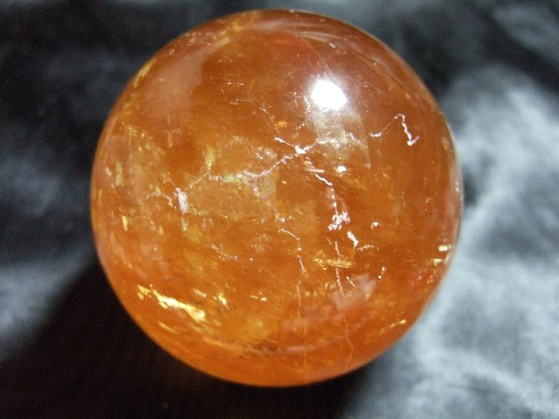 画像2: ゴールデンカルサイト 丸玉 483g