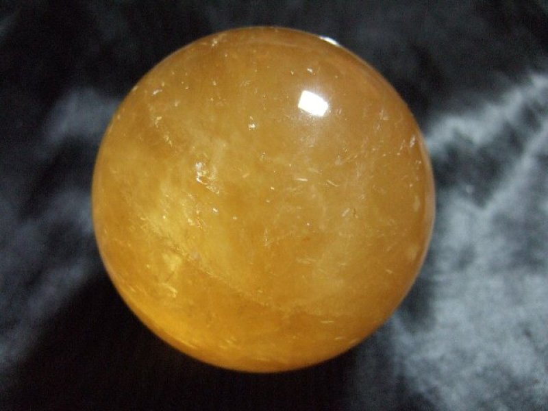 画像1: ゴールデンカルサイト 丸玉 470g