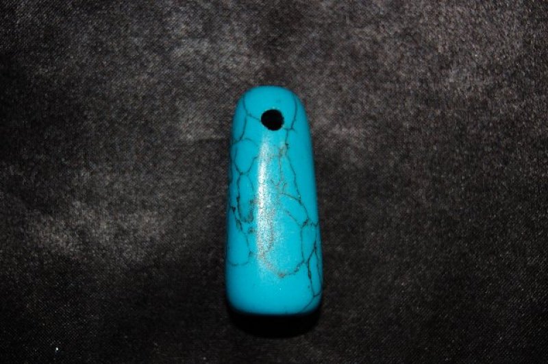 画像1: ハウライト（ハウ石）ペンダントトップ 染色