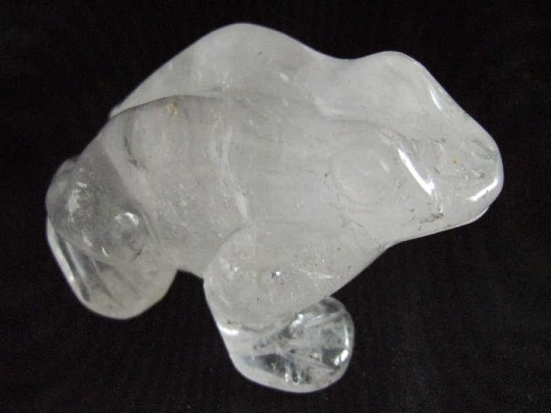 画像1: クリスタルクォーツ（水晶）大きなカエル