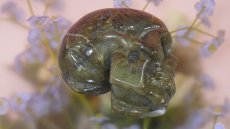 画像10: ラブラドライト（曹灰長石）スカル（髑髏） (10)