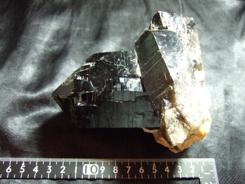 画像3: 玉滴石付きモリオン(黒水晶)モーリオン 734g レア