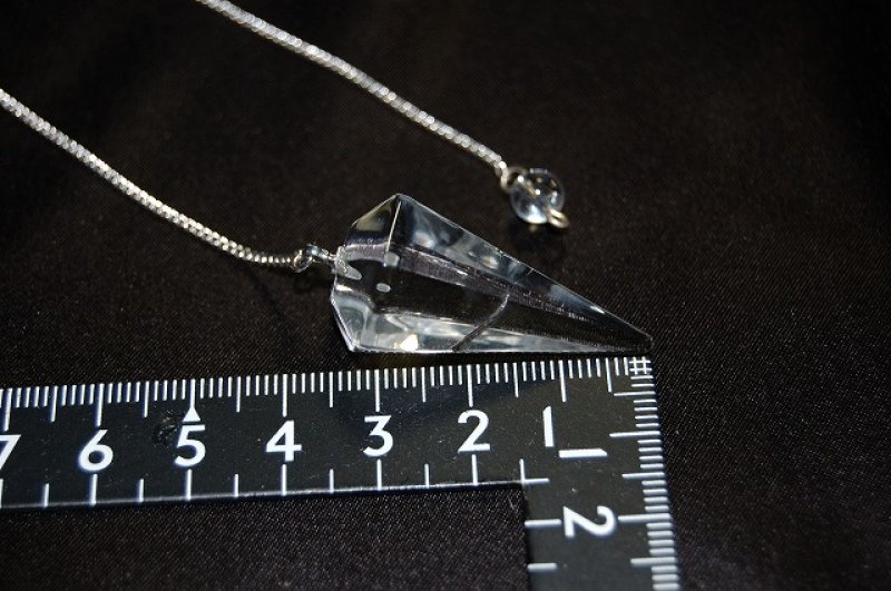 画像2: クリスタルクォーツ(水晶)ペンデュラム