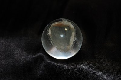 画像2: 山入り水晶玉（クリスタルクオーツ）ファントムAA レア 34g