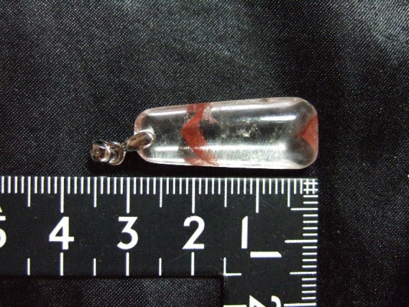 画像2: レッドファントムクオーツ（赤山入り水晶） ペンダントトップ