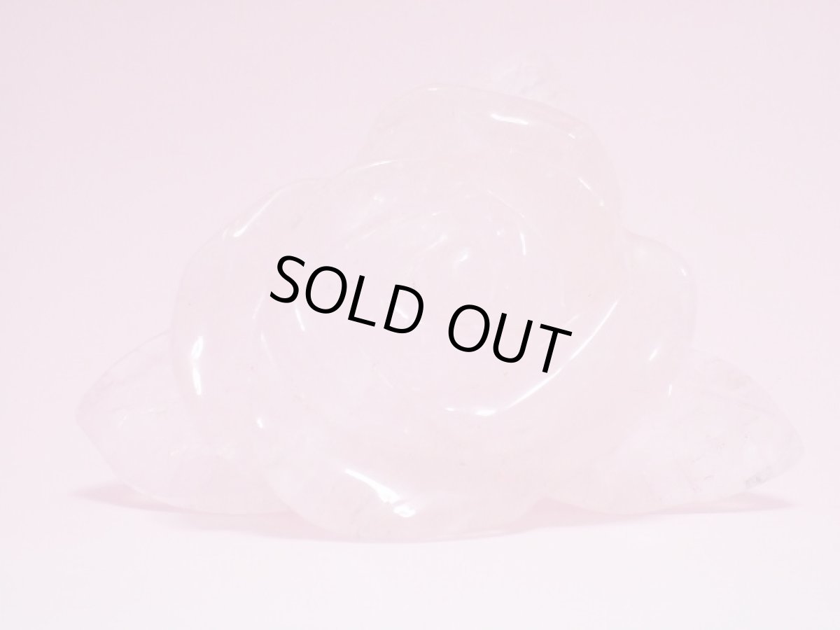 画像2:  ローズクォーツ（紅水晶）薔薇 (2)