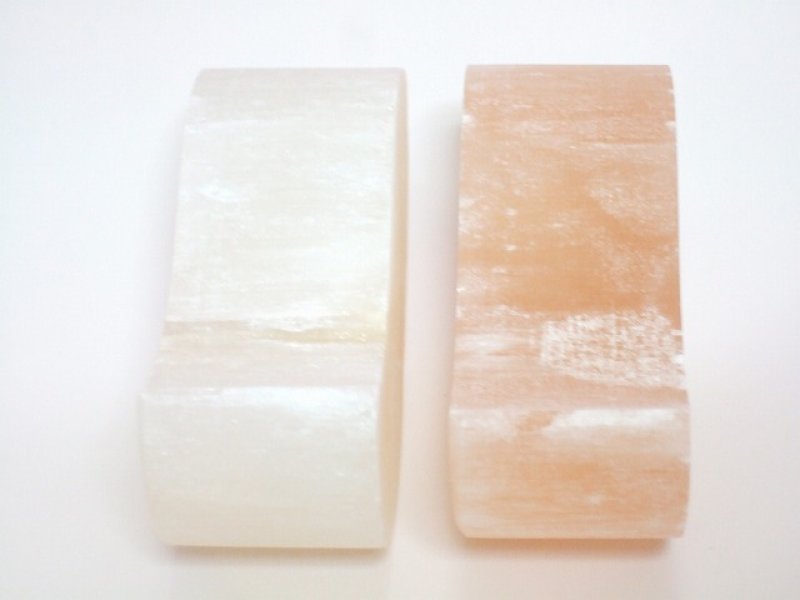 画像1: セレナイト（透石膏）キャンドルホルダー