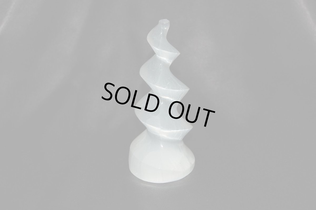 画像3: セレナイトタワー（透石膏）小 (3)