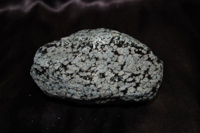 画像1: スノーフレーク オブシディアン（黒曜石）原石
