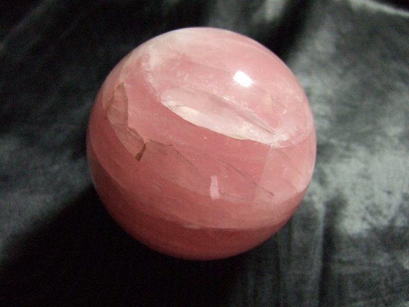画像2: スターローズクオーツ(紅水晶)丸玉