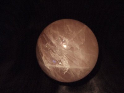 画像2: スターローズクオーツ（紅水晶）丸玉
