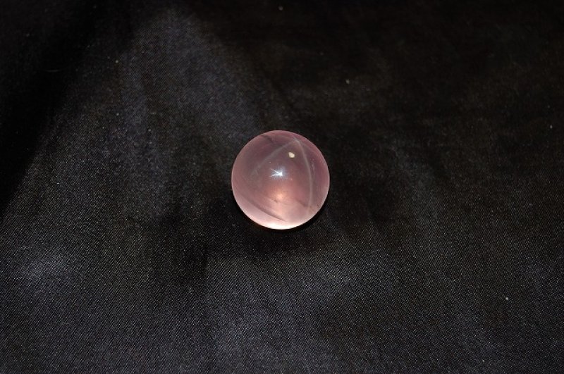 画像1: 上質 スターローズクオーツ(紅水晶)丸玉