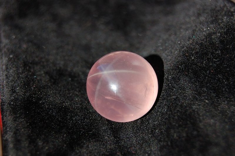 画像2: 上質 スターローズクオーツ(紅水晶)丸玉